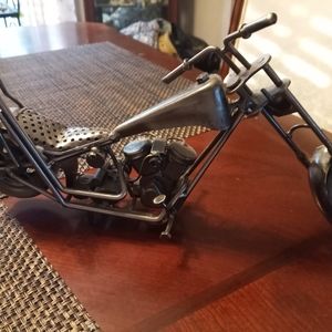 Metal Harley-Davidson miniature bike collector item